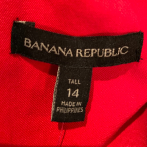 NWT Banana Republic Red Sheath Dress-Size 14 - Picture 5 of 8